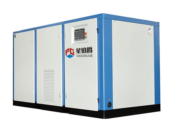 Screw air compressor without oil and water lubrication